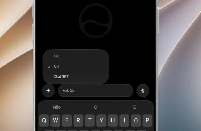 ChatGPT lässt sich direkt in der neuen Siri-App auswählen