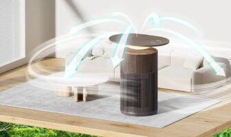 SwitchBot Air Purifier Tabel Walnuss Luftreiniger Titel