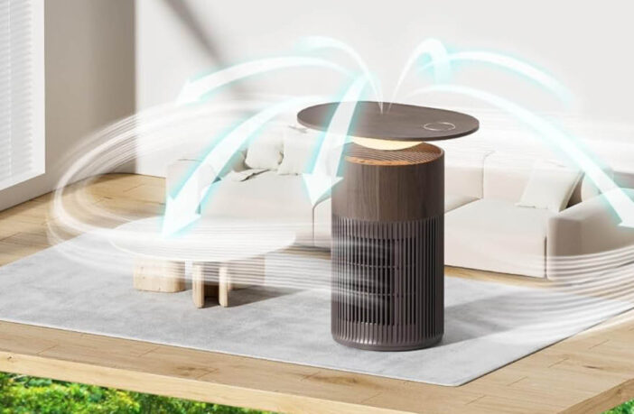 SwitchBot Air Purifier Tabel Walnuss Luftreiniger Titel