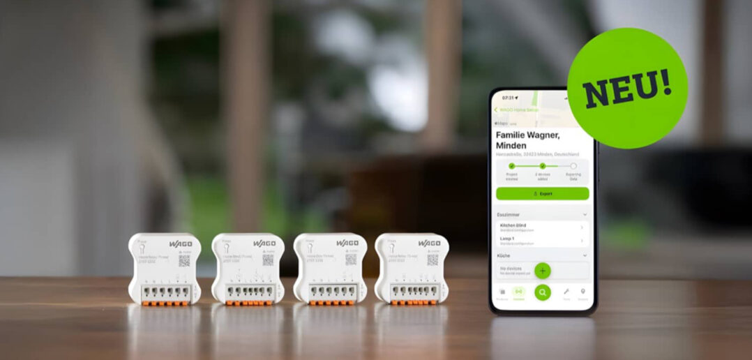 WAGO listet weitere Matter-Unterputzmodule für Licht, Steckdosen und Rollläden mit Matter over Thread und Wi-Fi.