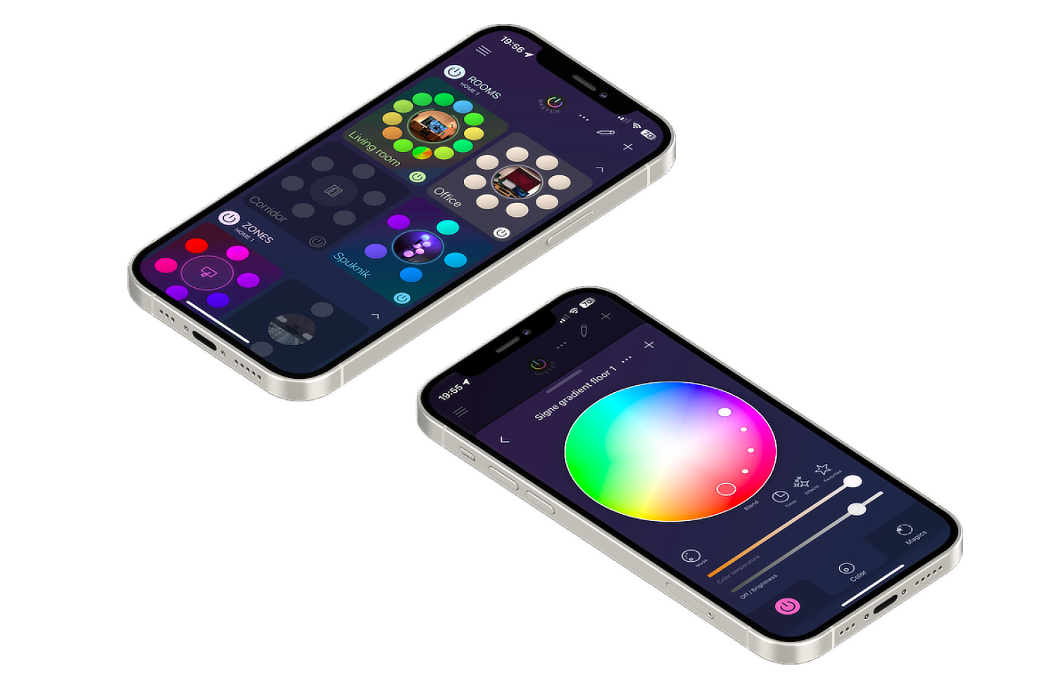 iConnectHue 5.16 unterstützt neue kabelgebundene Hue-Wandschaltermodule und schaltet MotionAware-Areas per Widget.