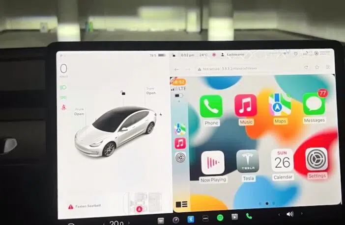 Tesla soll die Integration von Apple CarPlay weiter vorantreiben.