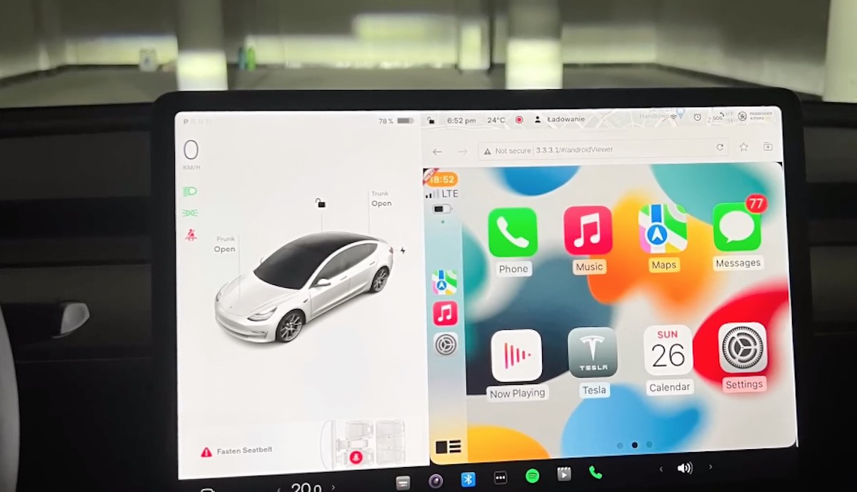Tesla soll die Integration von Apple CarPlay weiter vorantreiben.