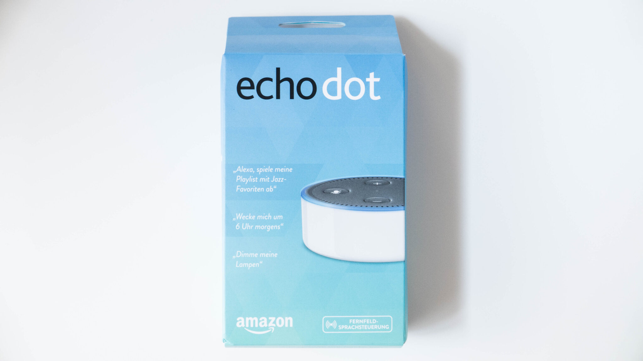 Amazon-Echo-Dot-2-weiß-Verpackung