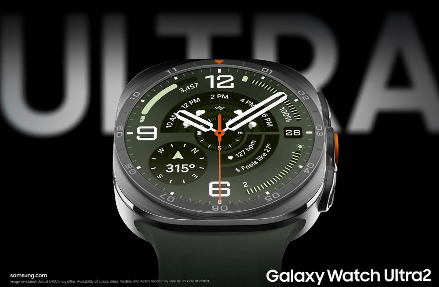 Die Samsung Galaxy Watch Ultra2