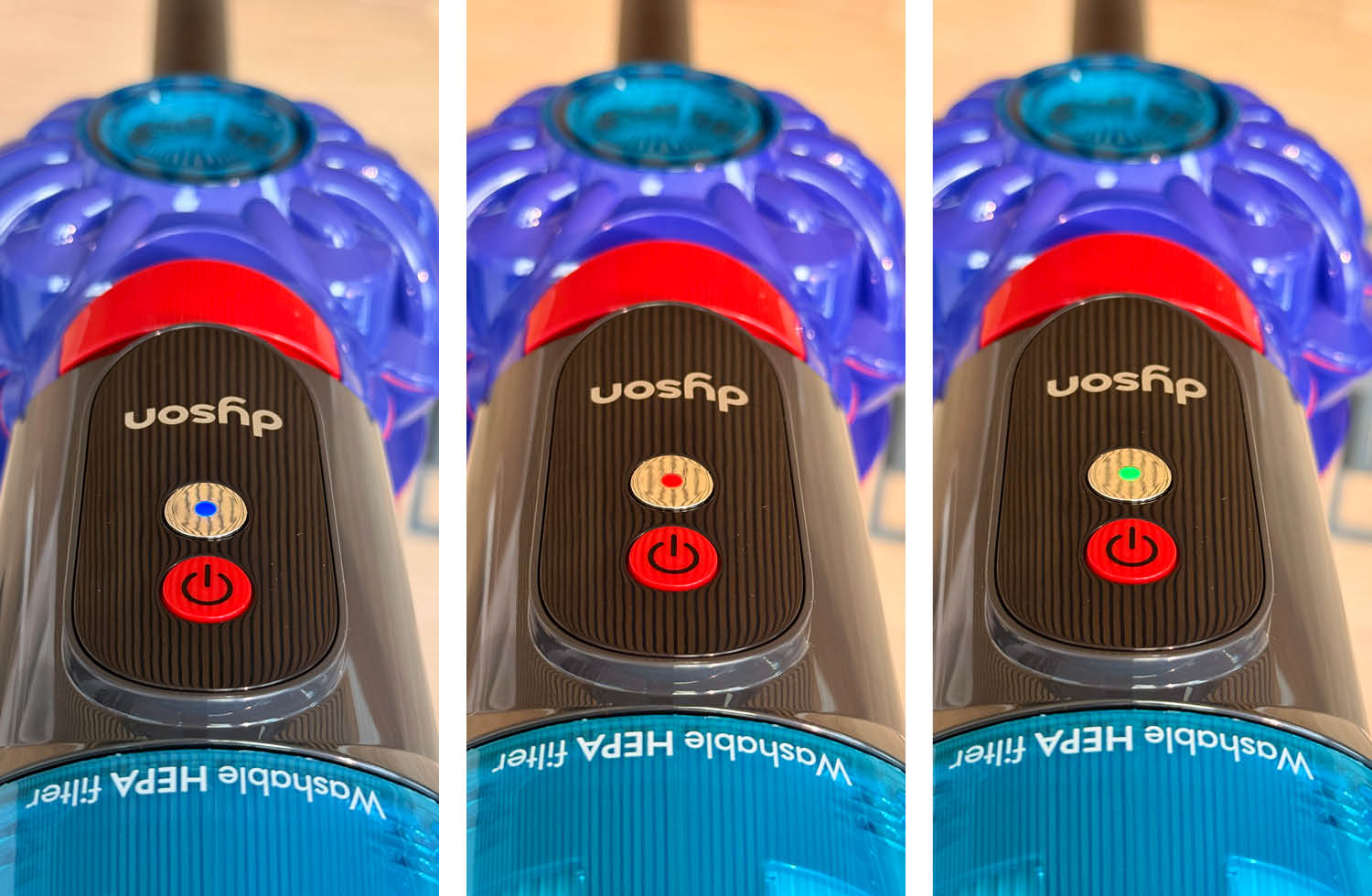 Die drei reinigungsmodi des Dyson v10 konical