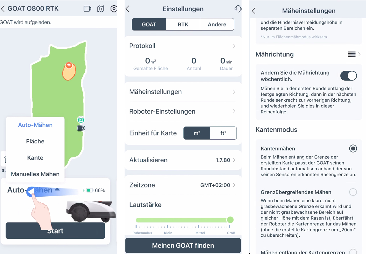 ECOVACS GOAT O800 RTK | App