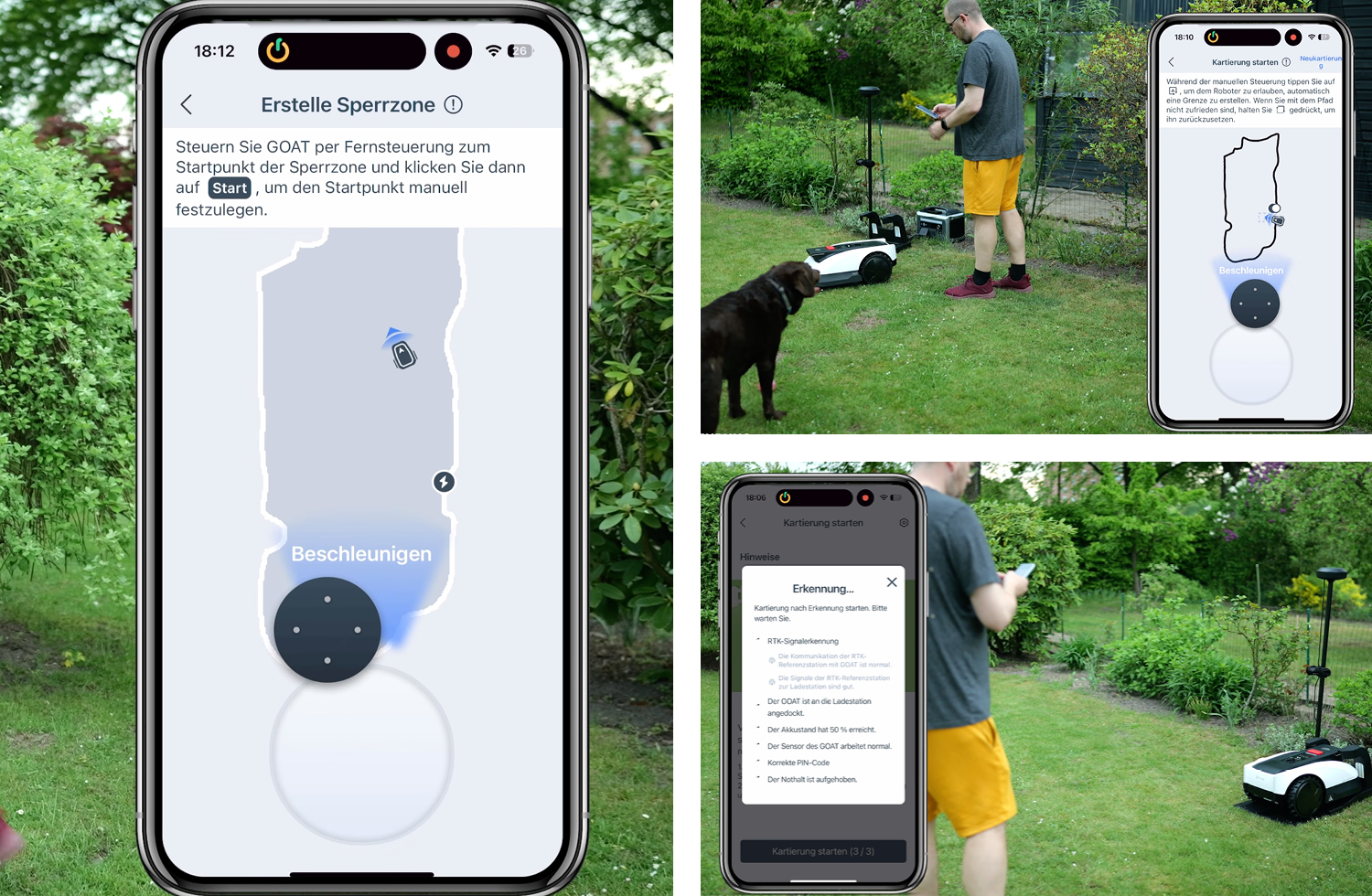 ECOVACS GOAT O800 RTK | Kartierung