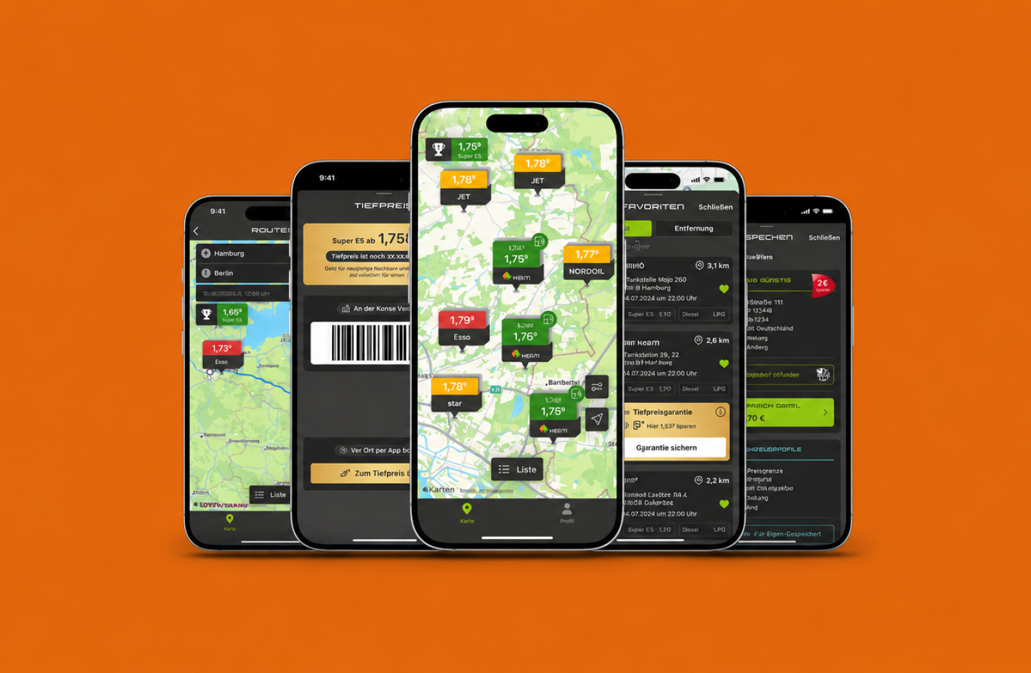 HEM-App vergleicht Preise von mehr als 15.000 Tankstellen.
