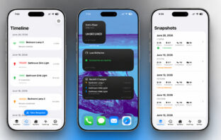 HomeSnap überwacht Apple Home, protokolliert Änderungen und zeigt Batterien, Offline-Geräte sowie Setup-Codes an.