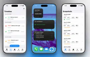 HomeSnap überwacht Apple Home, protokolliert Änderungen und zeigt Batterien, Offline-Geräte sowie Setup-Codes an.