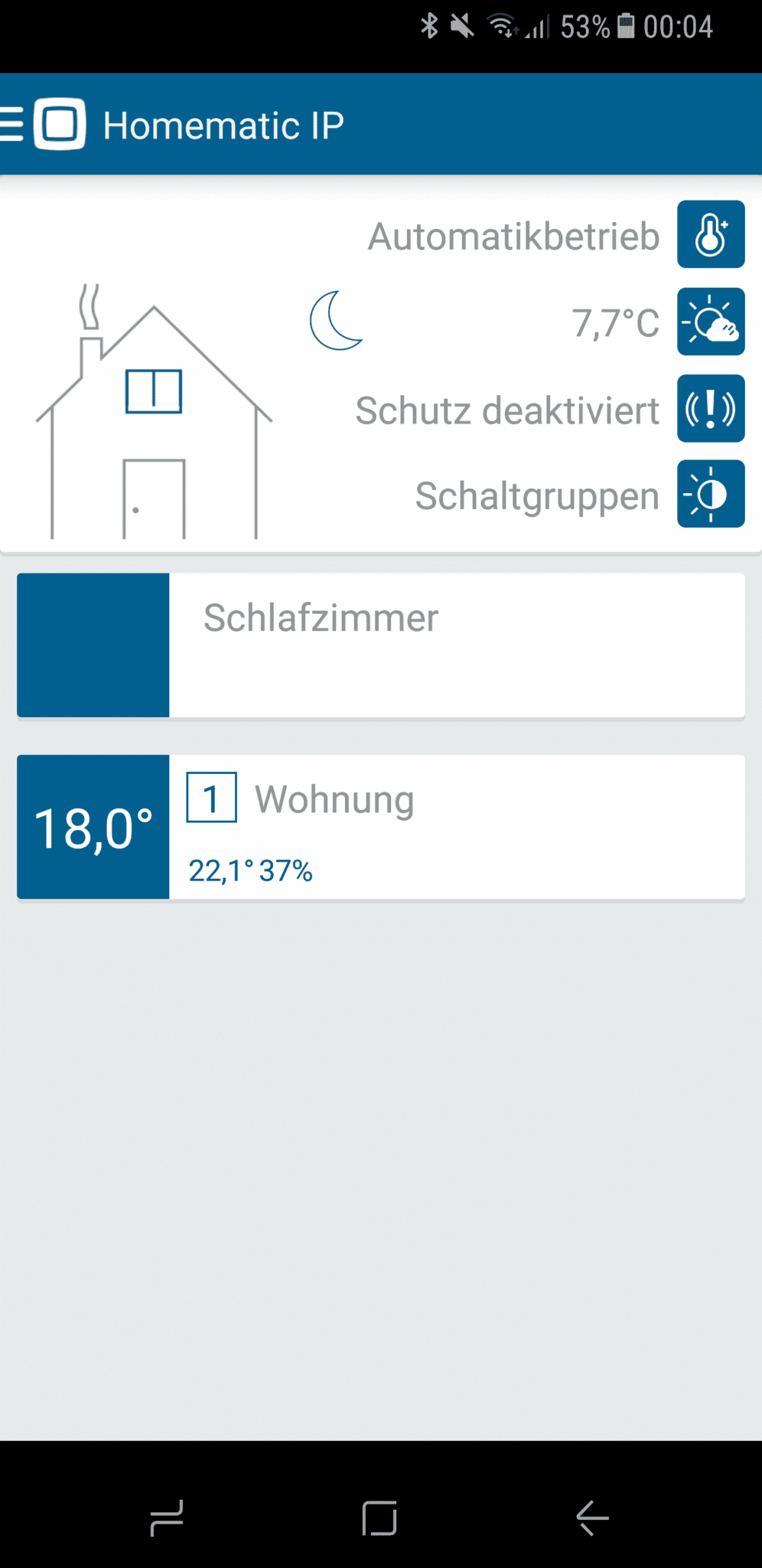 Homematic-IP-Dimmaktor-Startseite
