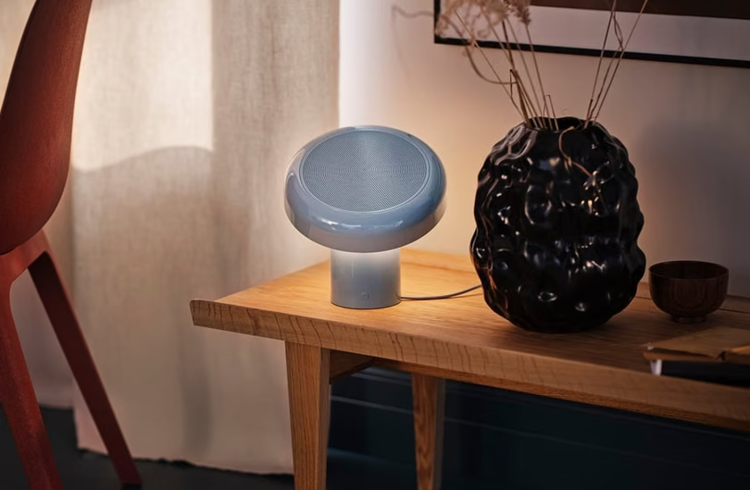 BLOMPRAKT Leuchte mit Bluetooth-Lautsprecher