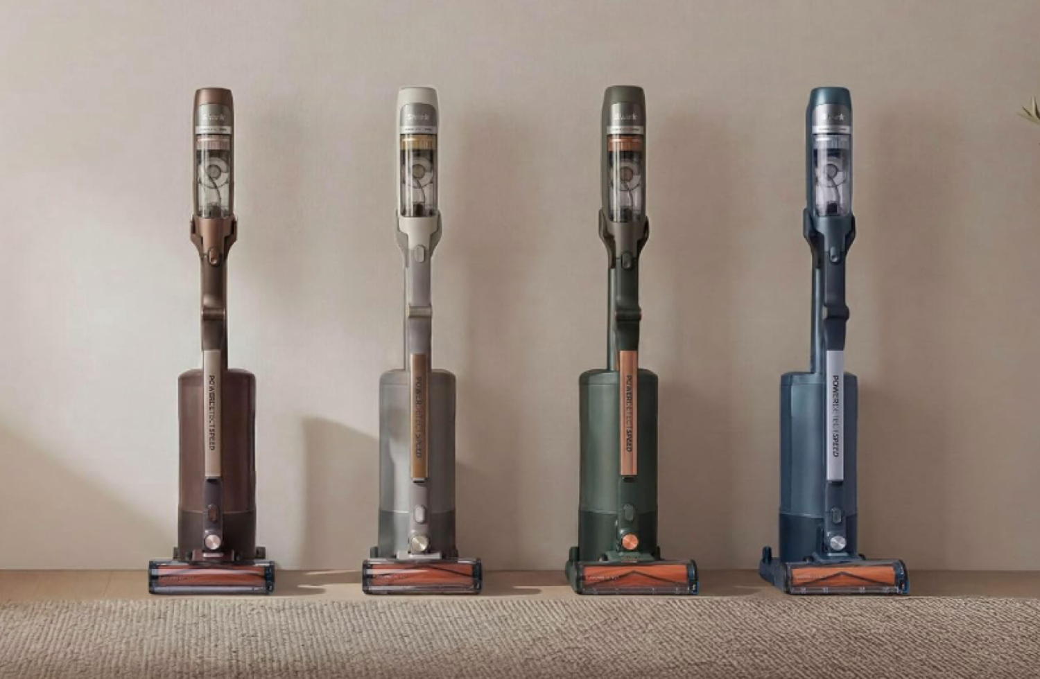 Shark startet die Luxe Collection in Deutschland. Akku-Staubsauger und Saugroboter erscheinen in neuen Farben.