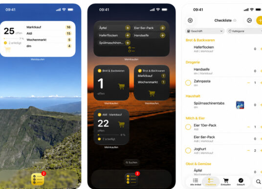 Meinkaufen | Neue iPhone-App verwaltet Einkaufslisten nach Geschäften