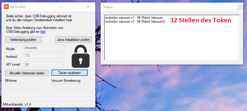 Mi Staubsauger Roboter Token auslesen 8