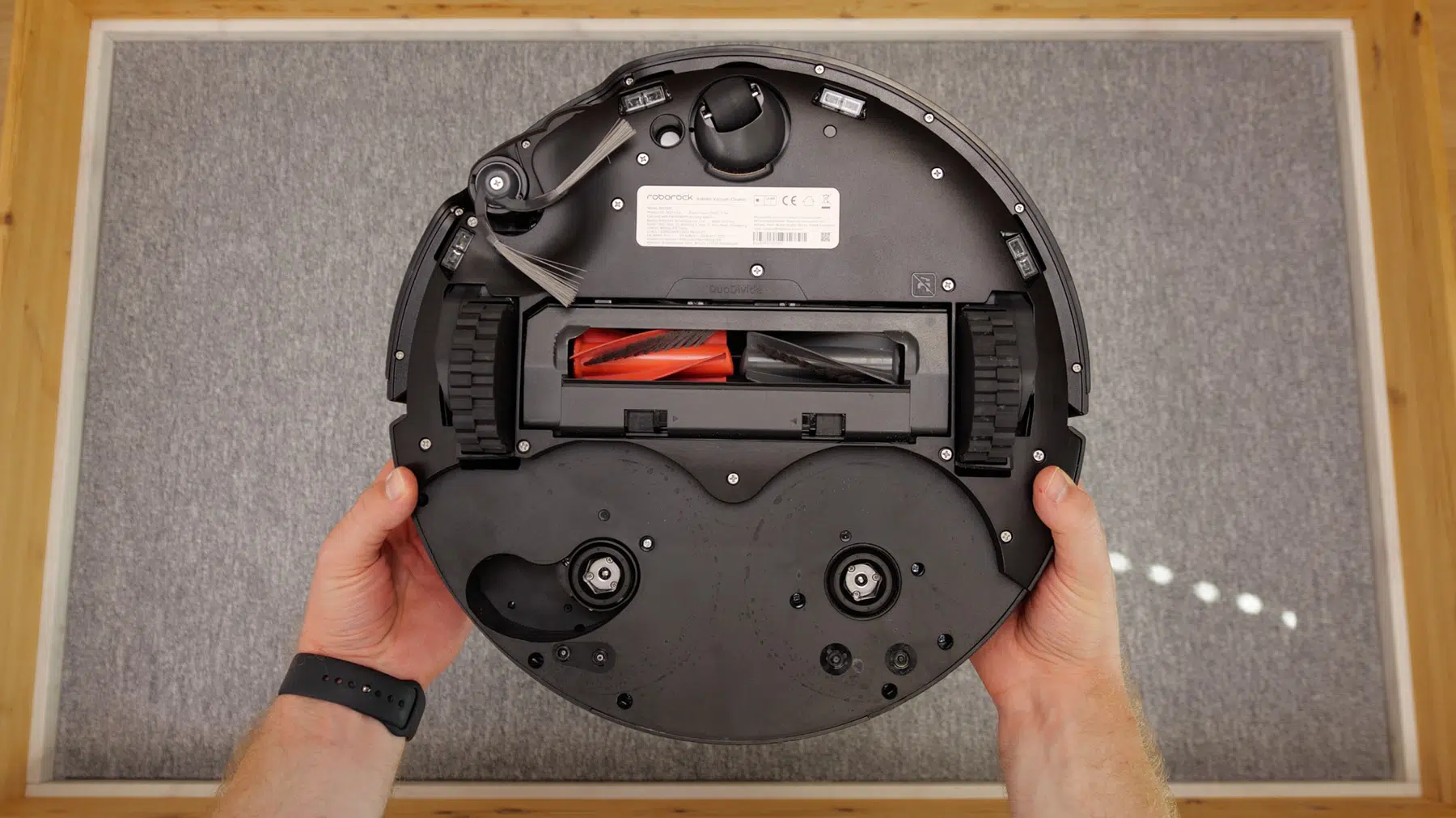 Roborock Qrevo Edge 2X - Haare Teppich