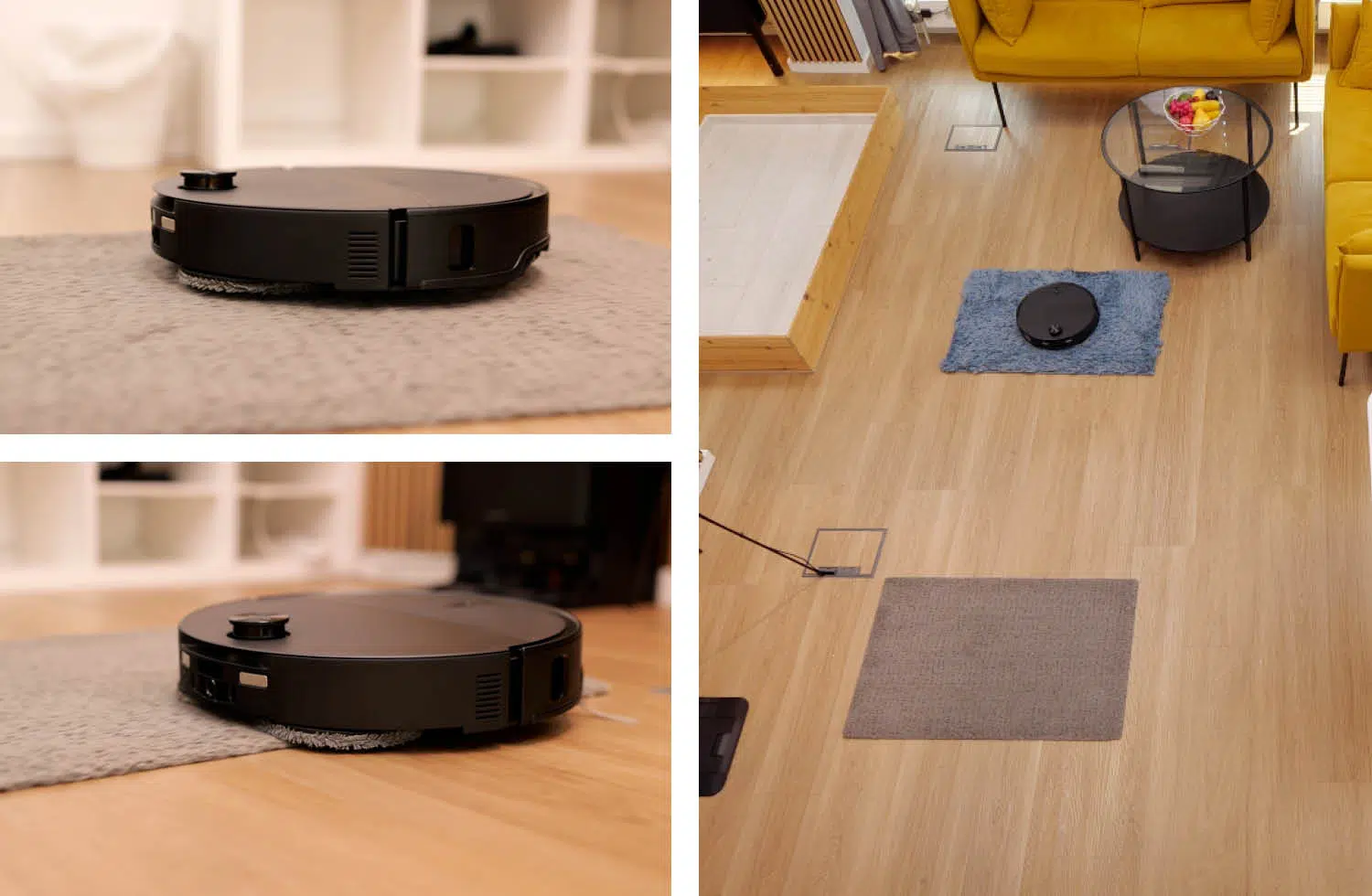 Roborock Qrevo Edge 2X Navigation Praxis Teppich wischmopps angelegt