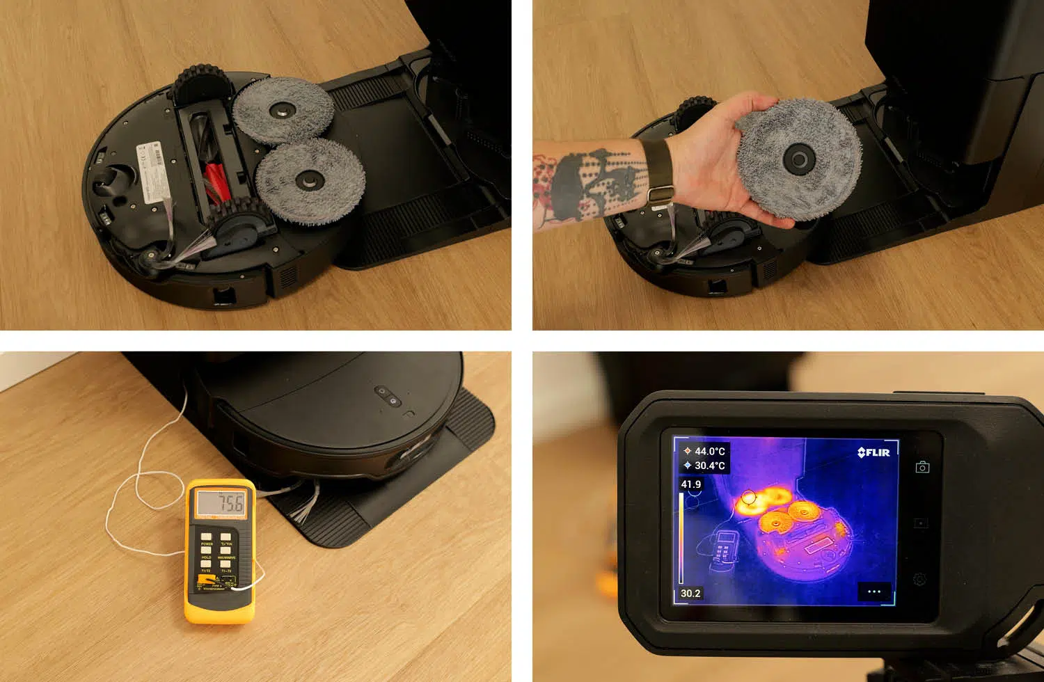 Roborock Qrevo Edge 2X Wischen Selbstreinigung