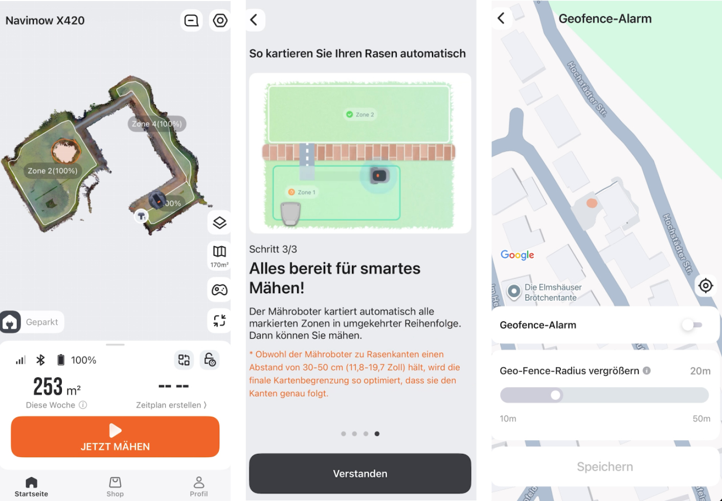 Segway Navimow X420 | App