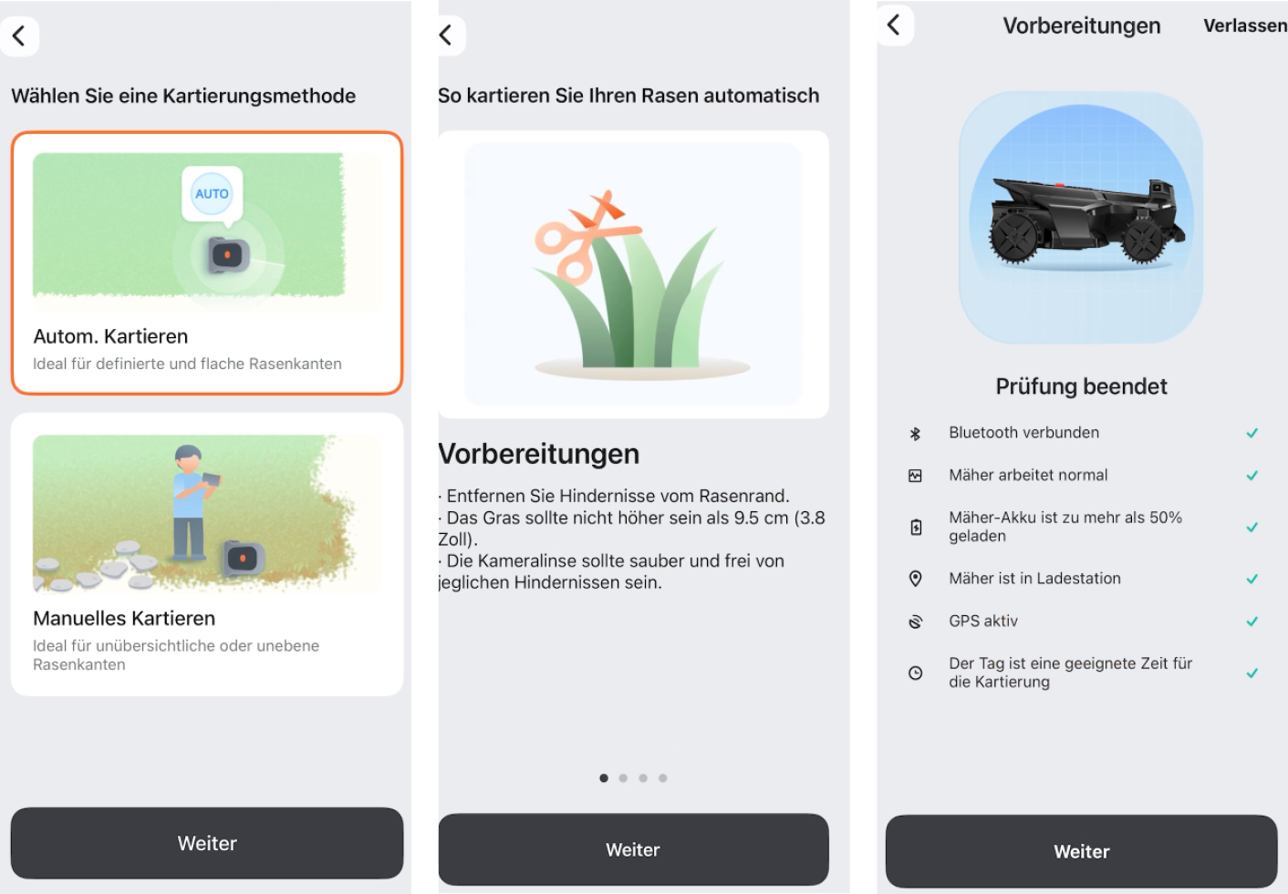 Segway Navimow X420 | Kartierung Mähvorgang