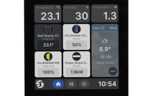 Shelly hat mit dem Wall Display X1i ein neues Touchdisplay für die Smarthome-Steuerung vorgestellt.