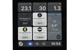 Shelly hat mit dem Wall Display X1i ein neues Touchdisplay für die Smarthome-Steuerung vorgestellt.