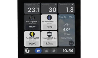 Shelly hat mit dem Wall Display X1i ein neues Touchdisplay für die Smarthome-Steuerung vorgestellt.