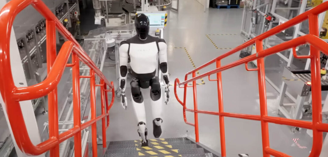 Tesla Optimus humanoider Roboter KI Training