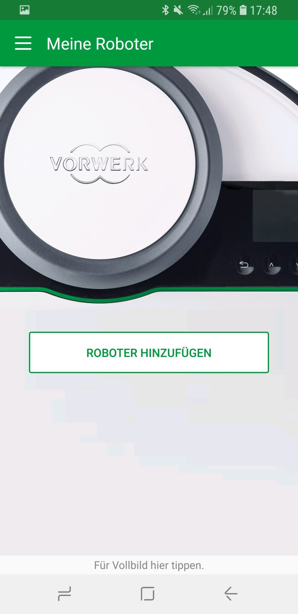 Vorwerk Kobold App Roboter hinzufügen 01