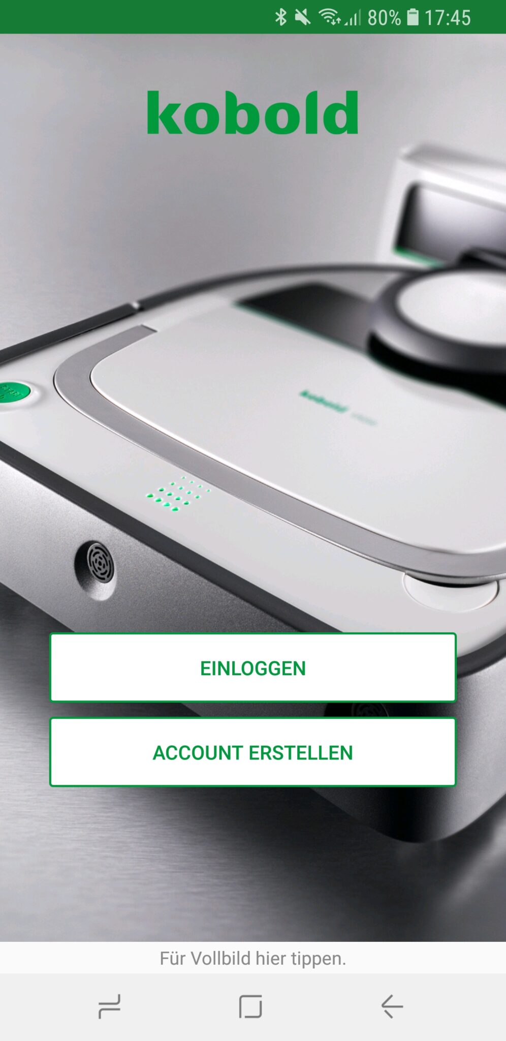 Vorwerk Kobold App installieren und Account einrichten 03