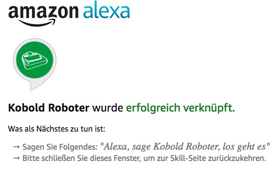 Vorwerk Kobold VR200 mit Alexa verbinden 04