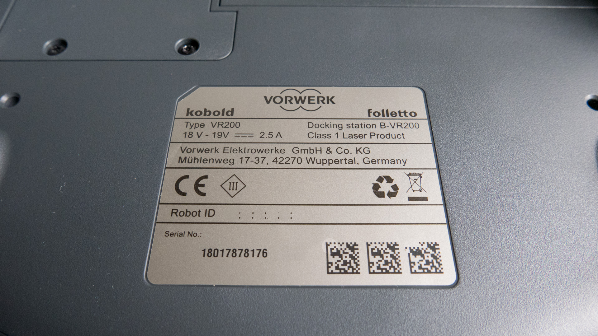 Vorwerk VR200 Details 32
