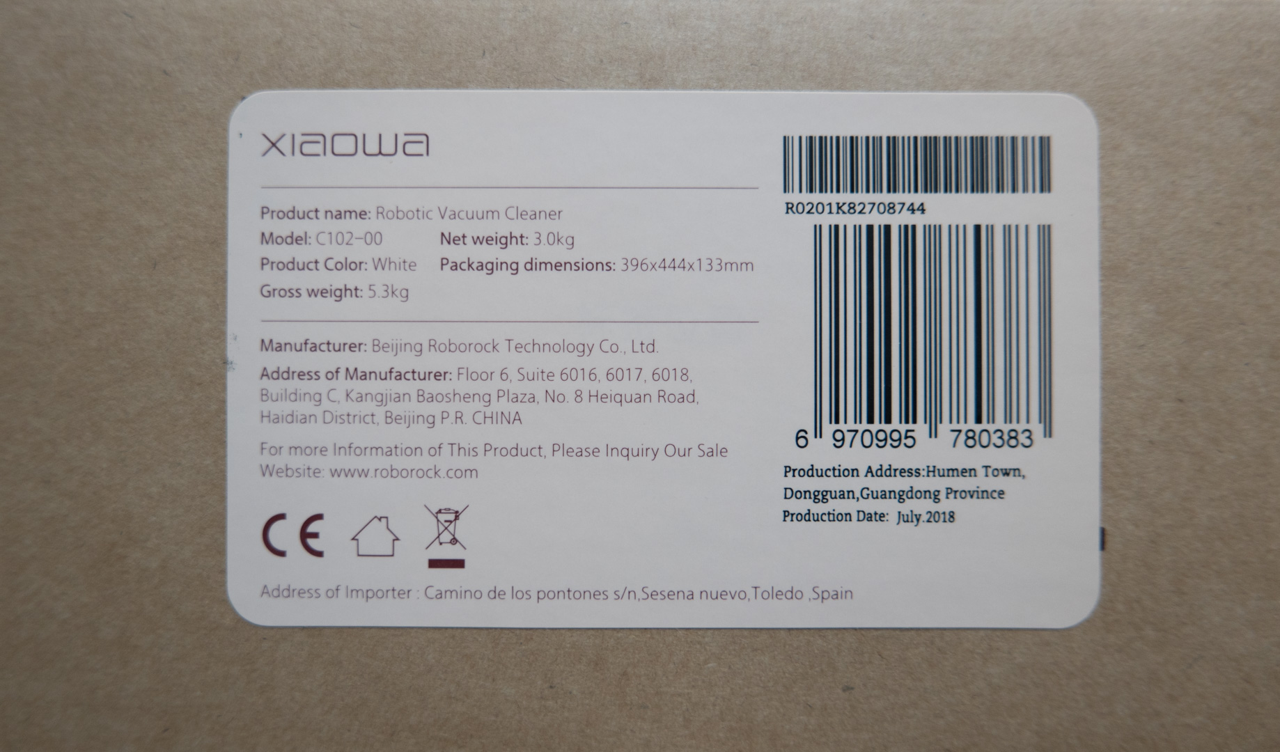Xiaomi Roborock Xiaowa C10 Unboxing 02