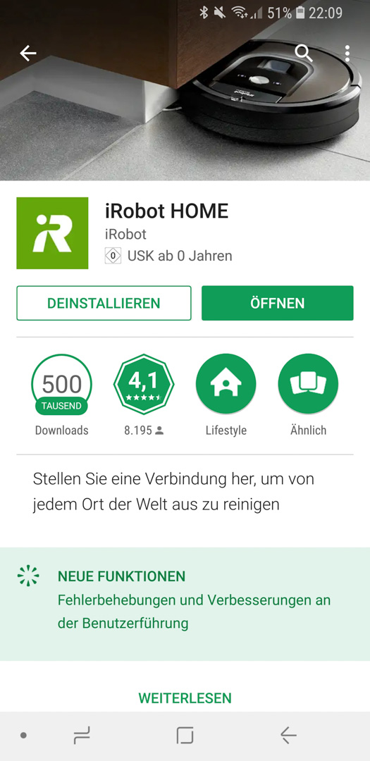iRobot Roomba 980 App installieren 02